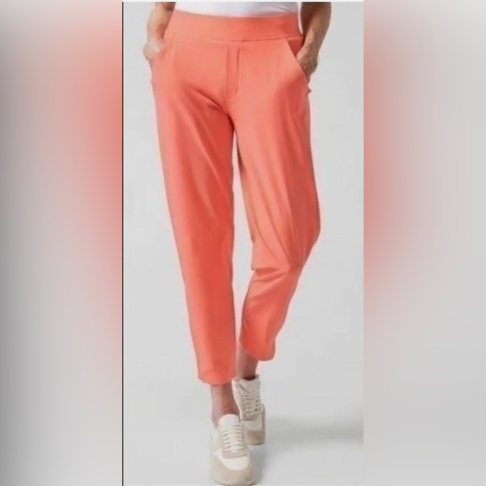 Athleta Brooklyn Ankle Pants in Sunset Glow Orange Size 8 Tall